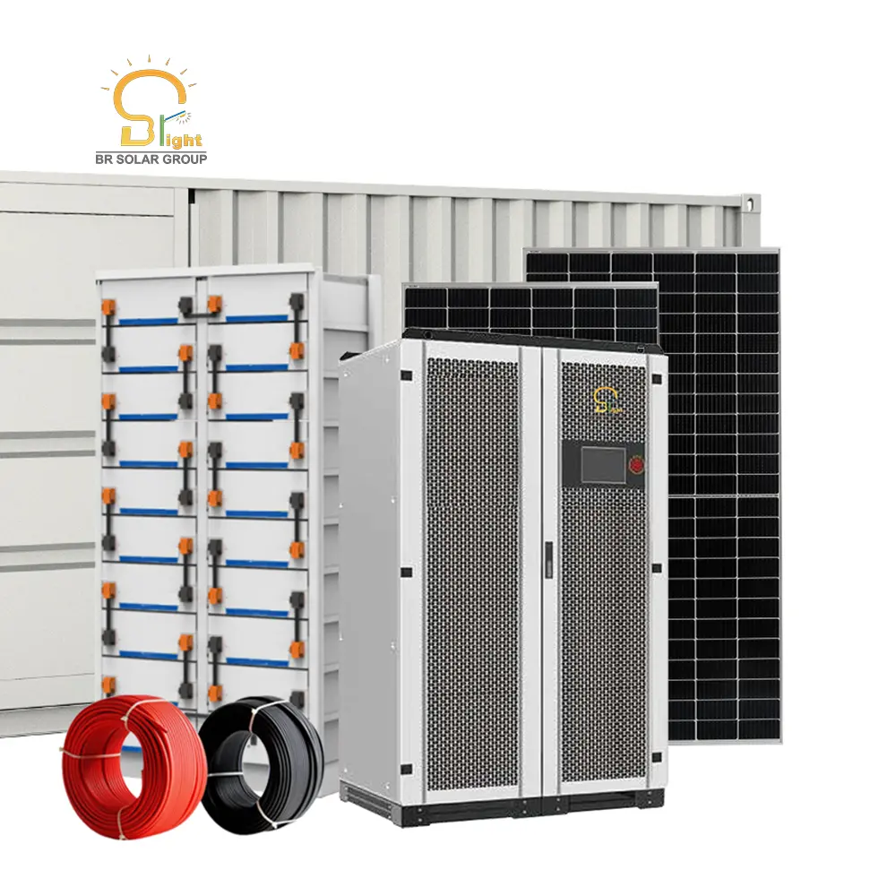 OEM-Solarkühlsystem für Outdoor 1 MW Batteriespeicher Container 500 kwh 1 MWh 2 MWWH ESS Solarbatterie Energiespeichersystem