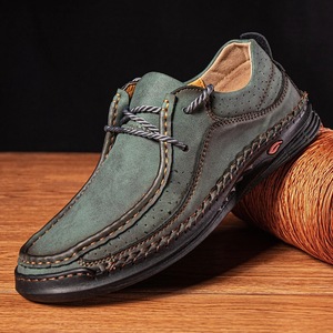 Zapatos Deportivos de Microfibra para Hombre, Talla Grande, Primavera-Otoño, Casuales, con Cordones, Hechos a Mano, Forro de Malla Transpirable, Suela de Goma, a la Moda - Product Image 6