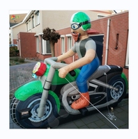 Modèle de moto gonflable publicitaire BOYAN, modèle de moto gonflable géant Abraham pour la promotion en plein air