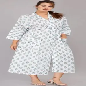 Ấn Độ Đa Màu Mùa Đông Dài Kimono Bãi Biển Cho Womens Cho Giáng Sinh Năm Mới Đảng Mặc Sử Dụng Từ Ấn Độ