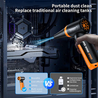Tragbarer Kabelloser Turbo-Ventilator 6000mAh Wiederaufladbarer Elektrischer Luftbläser 3-Gang Bürstenloser Motor Typ C Jet-Lüfter für Autoreinigung