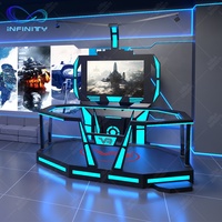 Zona de Juegos Interior 4D 5D 9D, Diseño de Parque Temático de Realidad Virtual, Juegos de Arcade, Espacio de Realidad Virtual de 10-500M2, Parque VR Box para Entretenimiento