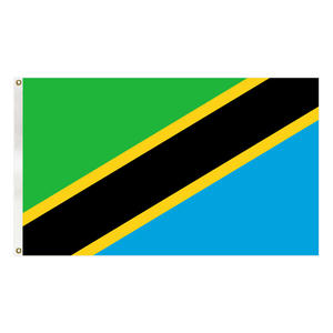 Drapeau national de la <span class=keywords><strong>Tanzanie</strong></span> <span class=keywords><strong>en</strong></span> polyester, 3x5 pieds, pour l'extérieur, vente <span class=keywords><strong>en</strong></span> gros - Product Image 1