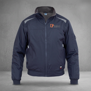 TTAKE L Fit Grey Bomber Outdoor <b>Jacket</b> - Product Image 3