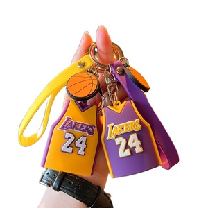 Trend Star Impression 3D <span class=keywords><strong>Lakers</strong></span> James Harden N° Porte-clés en caoutchouc durable et écologique avec impression UV sur le maillot <span class=keywords><strong>de</strong></span> <span class=keywords><strong>basket</strong></span>-ball 7 24 - Product Image 1