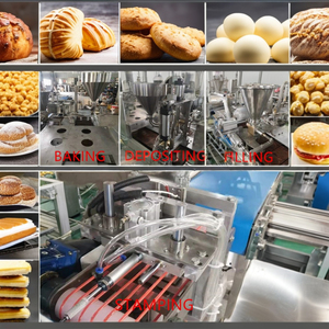 Máquina de tortitas japonesa Dorayaki industrial Líneas de procesamiento de alimentos para tortitas con mermelada - Product Image 3