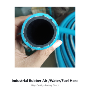 Tuyau flexible en caoutchouc <span class=keywords><strong>pour</strong></span> air et eau, NR SBR, tressé en polyester, 20 bars, tuyau industriel - Product Image 1