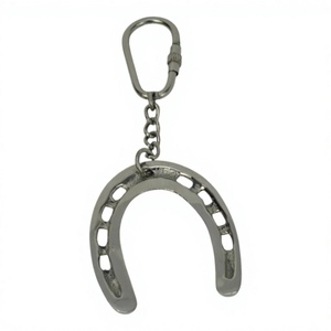 Made In India Elegant Equestrian Style Custom Keyrings Best Price Metal Key Chain For Gift-Decorative Horse <b>Shoe</b> Keyrings Export - Product Image 1