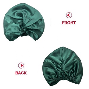 19 Momme soie Sommeil double couche verre 100% Réel Soie Cheveux Wrap <span class=keywords><strong>pour</strong></span> Dormir <span class=keywords><strong>pour</strong></span> Curl et Dreadlock soie turban - Product Image 3