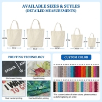 Sac fourre-tout en toile surdimensionné personnalisé Lifestyle avec fermeture éclair coréenne