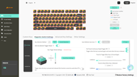 Keyboard Gaming ATTACK SHARK R86 HE 81 Tombol Serat Karbon dengan Sakelar Magnetik, Rapid Trigger 0.005mm, 8000Hz, Kabel, PC, RGB, Hot Swappable