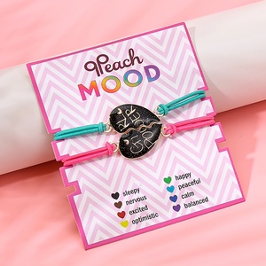 Bracelet thermosensible à changement <span class=keywords><strong>de</strong></span> couleur avec aimant pour enfants, bijoux d'humeur, cadeau pour la fête des enfants - Product Image 2