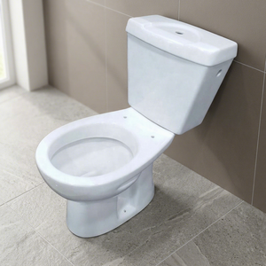 WC en céramique de luxe doré, de haute qualité, à siphon, deux pièces, pour salle de bain, fabriqué en Inde - Product Image 1