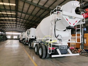 6*4 truk Mixer beton kecil dengan kapasitas 12 meter kubik pompa mesin Gearbox Motor-komponen inti termasuk - Product Image 5