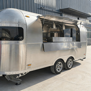 Remolque Móvil de Comida para Exteriores de Acero Inoxidable y Aluminio para Dulces y Papas Fritas - Product Image 4