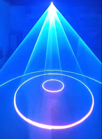 Projecteur laser d'animation RGB 3-en-1 10W pour discothèques, mariages et soirées, avec contrôle DMX