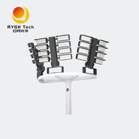 Éclairage professionnel pour grand centre sportif, projecteur LED 1200W, éclairage de stade avec chaque module réglable en direction
