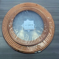 Tube de réfrigération en cuivre, bobine de tuyau en cuivre 3/8 1/4, climatiseur à crêpes, bobine de tuyau en cuivre