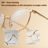 Nettoyeur à ultrasons professionnel 600 ml 45 kHz haute fréquence pour appareils dentaires, gouttières, bijoux et lunettes