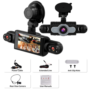 Podofo กล้องติดรถยนต์3 "กล้องติดรถยนต์1080P 4เลนส์กล้อง * 4ด้านหน้าและด้านข้าง DVR แบบวนซ้ำการบันทึกการมองเห็นในเวลากลางคืนการตรวจจับการเคลื่อนไหวผู้จัดจำหน่ายจำนวนมาก - Product Image 6
