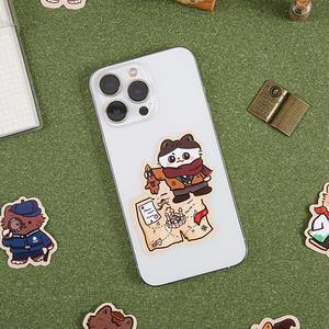 Paquete de pegatinas de la serie Magician Apprentice Formas troqueladas con respaldo autoadhesivo Fácil de pelar y pegar para botellas de agua - Product Image 5