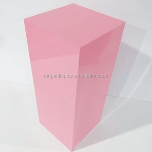 Iangel Bán Thiết Bị Đám Cưới Tùy Chỉnh Bánh Acrylic Trắng Khối Vuông Cột Plinth - Product Image 6
