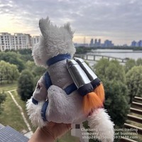Rocket Dog – poupée en peluche amusante, remplie de coton PP, jouet de compagnie réconfortant, cadeau unisexe pour 14 ans et plus, anniversaire, vacances