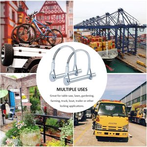 Yh1592 tùy chỉnh-thực hiện kẽm mạ thép carbon dây-khóa clevis <span class=keywords><strong>Pin</strong></span> mùa xuân clip khóa Hitch <span class=keywords><strong>Pin</strong></span> vàng/bạc - Product Image 6