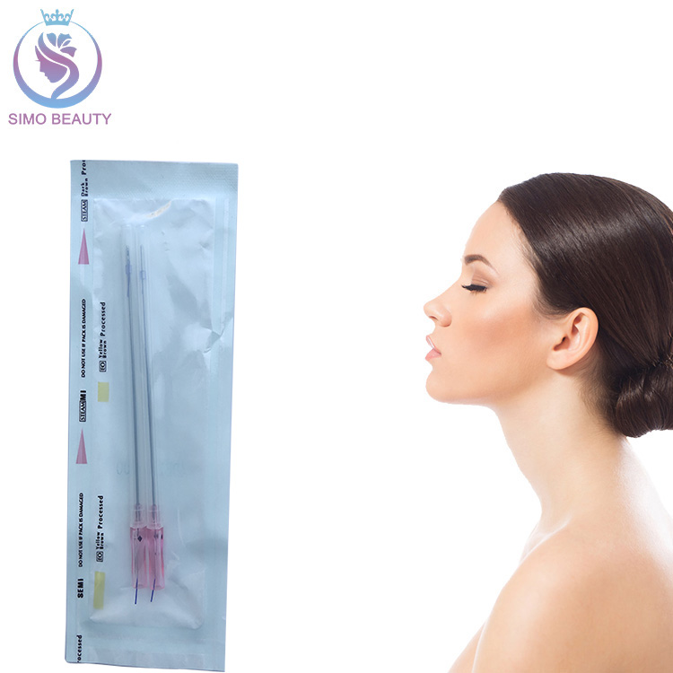 Korea material polydioxanone suture v lift barbed thread pdo 3d 4d cog lifting