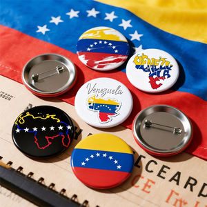 Épinglette souvenir en métal personnalisée du drapeau vénézuélien, République bolivarienne du Venezuela, patriotisme, VE, usine de DongGuan, bienvenue à la <span class=keywords><strong>visite</strong></span> - Product Image 4
