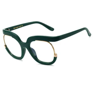 0608女性特大ラウンドクリア眼鏡フレームメガネ光学眼鏡眼鏡2021男性ファッションレディース眼鏡フレーム