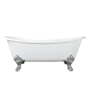 Bak Mandi Besi Cor Sandal Kamar Mandi, Bak Mandi dengan Kaki Cakar Antik - Product Image 4