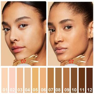 Make up <strong>Mousse</strong> 4 In1 Primer <strong>Foundation</strong> Concealer Powder Waterproof Long Lasting Coverage Dark Spots Dark Spots Makeup <strong>Foundation</strong> - Product Image 4