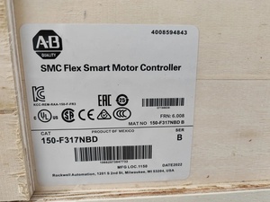 ตัวควบคุมมอเตอร์อัจฉริยะสามเฟส AB 150-F317NBD Soft SMC Flex 317A 200-480V AC รุ่น 150F317NBD สำหรับระบบอัตโนมัติทางอุตสาหกรรม - Product Image 1