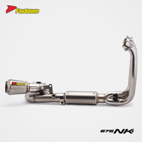 Sistema de Escape para Motocicleta Forsound Crown GP-Spec, Silenciador Slip-on, Escape Completo para CFmoto 675NK 675SR, Precio de Fábrica al por Mayor