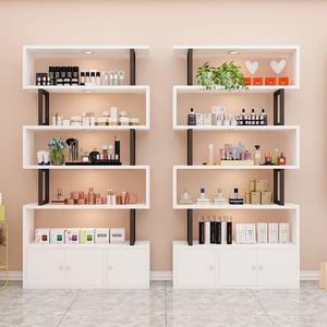 Exhibidores de Cosméticos con Luz, Precio de Fábrica, Diseño Personalizado con Logotipo, Estantes de Exhibición para Tiendas de Maquillaje - Product Image 1