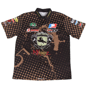Chemise de course sublimée personnalisée avec logos illimités - Product Image 5