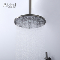 Ensemble de douche encastré le plus vendu douche de plafond avec système de robinet de douchette coulissante