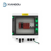 Boîtier de Combinaison PV XDC 1000V 1 Entrée 1 Sortie avec Fusible, SPD et Disjoncteur 63A, Boîtier de Protection de Panneaux Solaires Étanche IP65