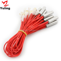12v 220v 200w عالية الكثافة عالية درجة الحرارة عنصر التدفئة الكهربائية سخان خرطوشة