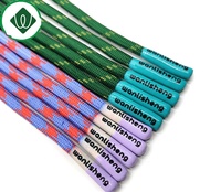 Corde d'extrémité en silicone, à personnaliser, couleur vert, double couleur, pour vêtements, ceinture, offre spéciale