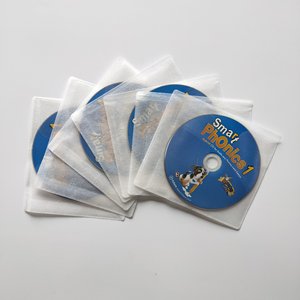 Étui pour <span class=keywords><strong>Cd</strong></span> Dvd, sac Pantone rond en métal argenté, impression personnalisée cmjn 4c, Logo OEM, emballage, couleur, manches de <span class=keywords><strong>CD</strong></span> - Product Image 1