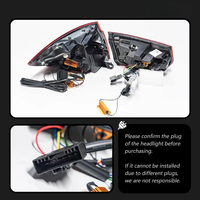Feux arrière HETOP F30 F35 2012-2018 Série 3, feux arrière LED, Plug and Play, DRL, accessoires Dragon Scale pour BMW