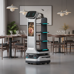 Robot di Consegna Mars con Navigazione Intelligente, Robot Cameriere per Servizio e Consegna Cibo nei Ristoranti - Product Image 1