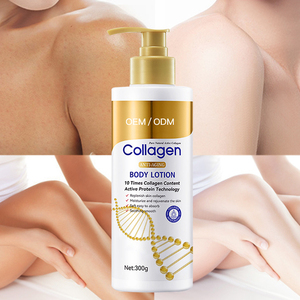 Vente en gros de lait corporel au collagène biologique Lotion corporelle au collagène hydratante au beurre de karité à l'aloe vera blanchissante et raffermissante - Product Image 3