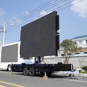 360 Grad drehbare LED Mobile Digital Billboard Trailer für Außenwerbung Hochs ichtbare mobile Anzeige einheit - Product Image 4