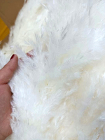 Grande herbe de pampa blanchie couleur blanche neige 45 pouces de haut herbe de pampa blanche séchée pour arche de mariage