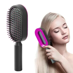Ionic Hair Tools Rotating Cleaning Brush Comb Air Ionizer Hairdressing Brush For Hair Styling