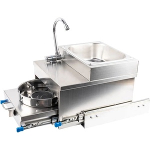 Réchaud à gaz coulissant en acier inoxydable SNEIDA pour cuisine, camping-car ou <span class=keywords><strong>caravane</strong></span> - Product Image 2