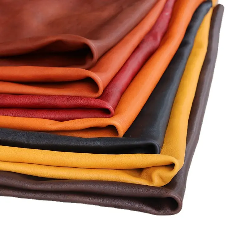 Мягкая телячья кожа толщиной 2,0-2,5 мм, желто-коричневый материал высокого качества из натуральной кожи для обуви, сумки, дивана